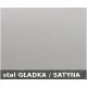 MORE 10 zlewozmywak 56x50 1K stalowy satyna wpuszczany z syfonem